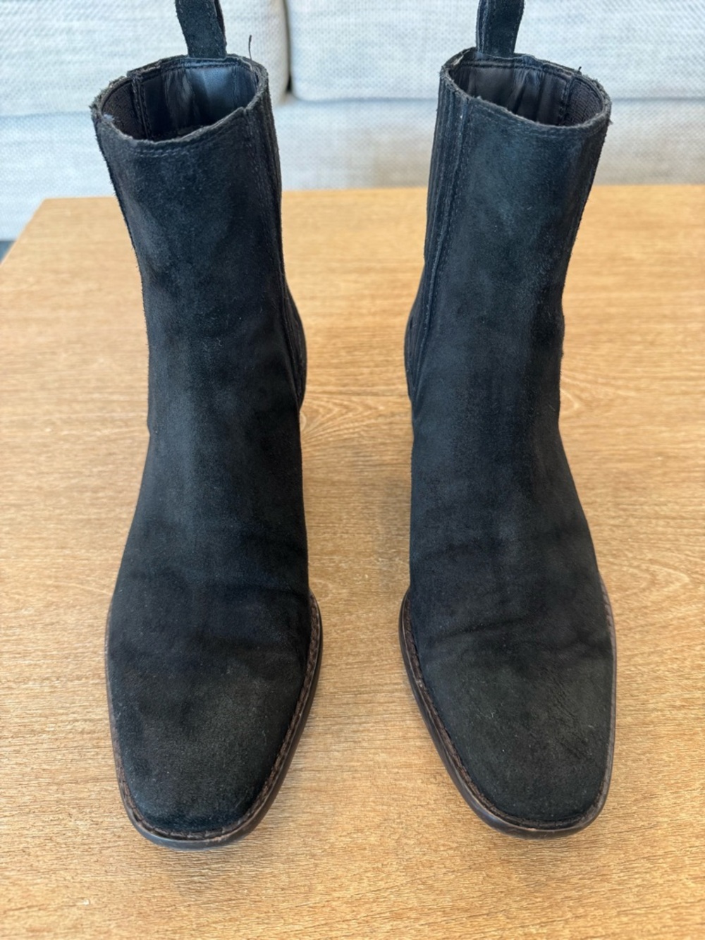 Sam Edelman Black Suede Ankle Booties
